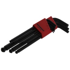 【10999 (BLX9MM)】HEX KEY SET BALL END 9 PIECES