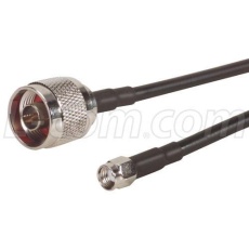 【CA-RSPNMA002】CABLE ASSEMBLY RP-SMA PLUG / N MALE 195 SERIES 2FT