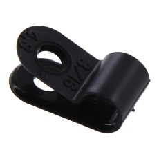 【N4NY-003-0-C】CABLE CLAMP NYLON 6.6 0.187inch BLACK