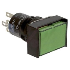 【AL6H-M14P-G】SWITCH INDUSTRIAL PUSHBUTTON 18X24MM