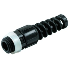【HJ1041GPK25】CORD CONNECTOR WITH SPIRAL NYLON GREY