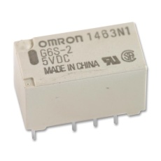 【G6S-2G-DC5V】RELAY SIGNAL DPDT 30VDC 2A