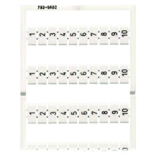 【793-5666.】TERMINAL BLOCK MARKER STRIP 1-50 5-5.2MM