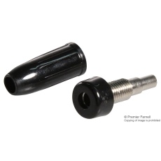 【251-103】BANANA JACK 15A CRIMP/SOLDER BLACK