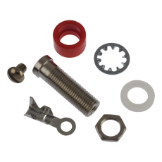 【286-102】BANANA JACK 15A STUD RED