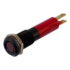 【WL-19011353】PANEL MOUNT INDICATOR LED 8MM RED 24V