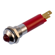 【WL-19040253】PANEL MOUNT INDICATOR LED 8MM RED 12V