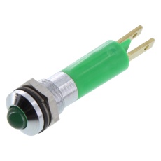 【WL-19040351】PANEL MOUNT INDICATOR LED 8MM GREEN 24V