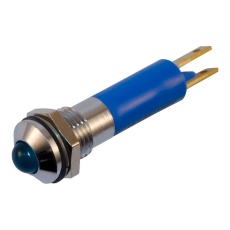 【WL-19040357】PANEL MOUNT INDICATOR LED 8MM BLUE 24V