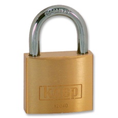 【K12040】PADLOCK BRASS 40MM