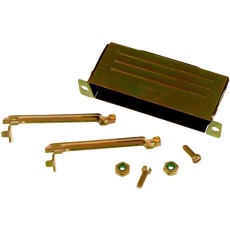 【M85049/48-1-4F】BACK SHELL CLAMP D SUB DC BRASS/STEEL