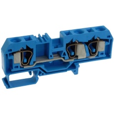 【284-684】TERMINAL BLOCK DIN RAIL 3 POSITION 24-8AWG