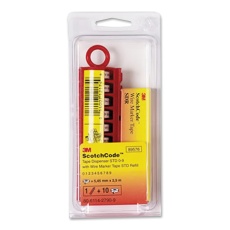 【STD09】WIRE MARKER REFILL 0 TO 9 PK10