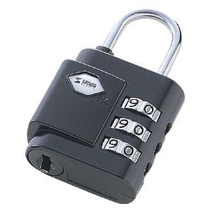 eセキュリティ(マスターキー対応南京錠・大) SLE-1LM サンワサプライ製