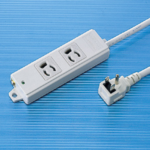 ［送料込］工事物件タップ8個口3m2つ 受注生産品]工事物件タップ(8口・3m) TAP-K8L-3 サンワサプライ製