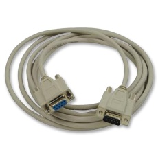 【CSNULL9MF-10A】NULL MODEM CABLE DB9 MALE / FEMALE 10FT GREY