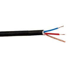 【268-100-000】CABLE SHIELDED 5X0.1MM 1 PAIR BLK 100M