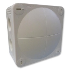 【COMBI 308/5】JUNCTION BOX PP GREY 85X85X51MMIP66