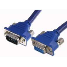 【LPVGA-M/F-3.0M-FP】CABLE VGA PLUG VGA RECEPTACLE LP 3M