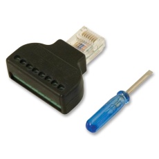 【CLB-JL45】ADAPTOR RJ45 PLUG-TERMINAL BLOCK