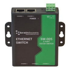 【SW-005】SWITCH N/W 5PORT 100MBPS DIN RAIL