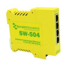 【SW-504】SWITCH N/W 4PORT 100MBPS DIN RAIL