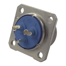 【038 351 006】CONNECTOR CIRCULAR RCPT 3POS PANEL