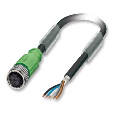 【SAC-5P-10 0-PUR/M12FS SH】SENSOR CABLE 5POS M12 SOCKET 10M