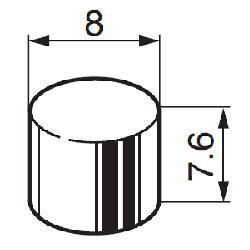 【AT-443-M】DB/MB/EB/M2B用φ8ボタン 緑