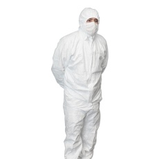 【600-5008】CLEAN ROOM DISPOSABLE COVERALL LARGE