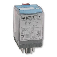 【C2-A20X/120VAC】POWER RELAY DPDT 250VAC 30VDC 10A
