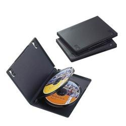 【CCD-DVD07BK】DVDトールケース(3枚収納)[3個入り]ブラック