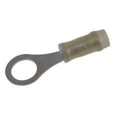 【323916】TERMINAL RING TONGUE #8 22AWG YELLOW