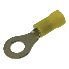 【160294】TERMINAL RING TONGUE 1/4inch 10AWG YEL