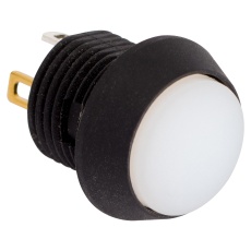 【FL13LW5】PUSHBUTTON SWITCH SPST-NO WHITE