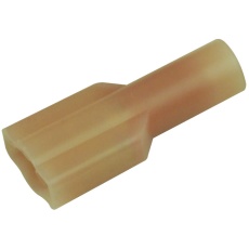 【71F-250-32-NL】FEMALE DISCONNECT 6.35MM 22-18AWG RED