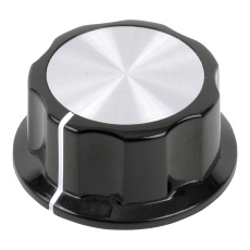 【MC21053】ROUND KNURLED KNOB 45MM PLASTIC