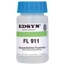 【FL911】WATER SOLUBLE FLUX BOTTLE/BRUSH 50ML
