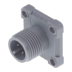 【ELST 412 FA GREY】SENSOR CONNECTOR M12 PLUG 4POS PANEL