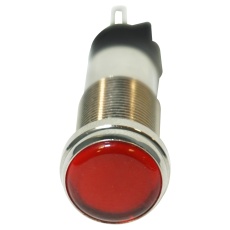 【656-1105-304F】LED INDICATOR PANEL 12.7MM RED 120V