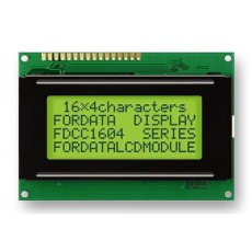 【FC1604A01-FSYYBW-51*R】DISPLAY ALPHANUMERIC 16X4 YELLOW GRN