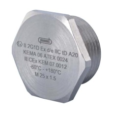 【1.875.2500.50】BLANKING PLUG BRASS M25X1.5
