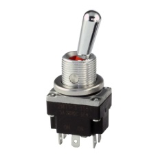 【2MT1-8.】TOGGLE SWITCH DPDT 5A 28VDC PANEL