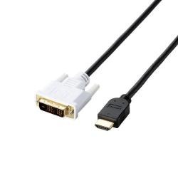 【DH-HTD10BK】HDMI-DVI変換ケーブル(ブラック)1.0m