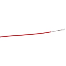 【M16878/6-BFE-2】HOOK-UP WIRE 22AWG RED 100M