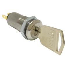 【SKL-12-A-S-2】KEY LOCK SWITCH SPST 0.5A 24V SOLDER