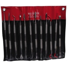 【JS-336T】12-Piece Stainless Steel Wax Carving Set