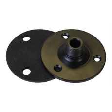 【35-7000】Microphone Mounting Flange - 5/8inch x 27 TPI - Black