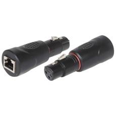 【24-16313】3 Pin Female XLR to RJ45 DMX Adapter