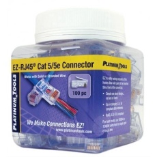 【202003J】EZ--RJ45 Cat5 100 Piece Jar